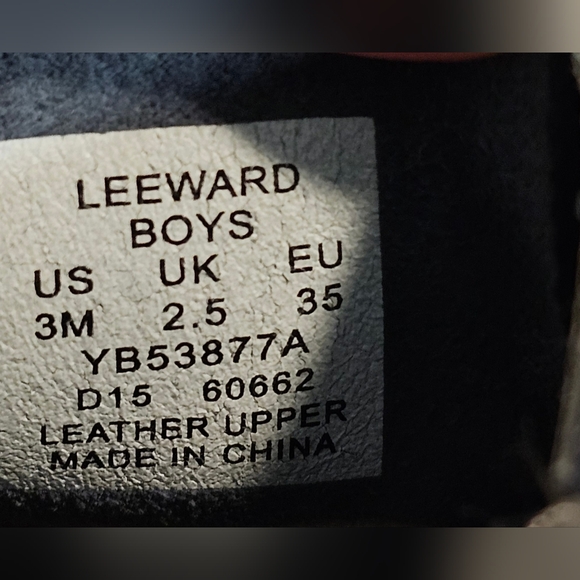 Sperry Top-Sider Leeward Boat Shoe/Deck Shoe, Navy/Gray, Size 3M Big Kids, VGUC! - Picture 9 of 9